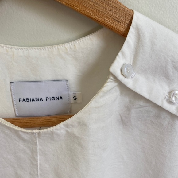 FABIANA PIGNA White Cotton Blouse - Picture 10 of 11